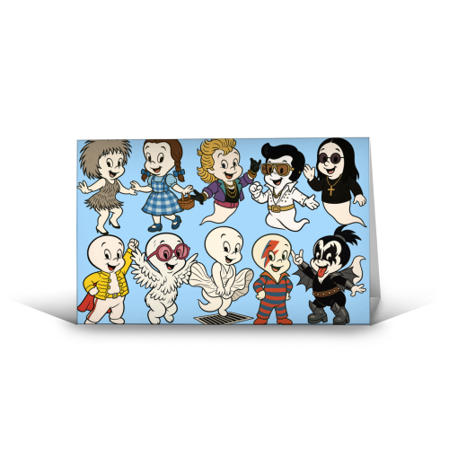 Casper Icons! - funny greeting card by Ms Doodle