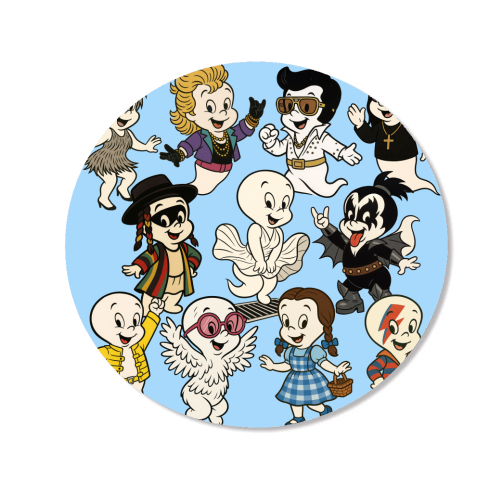 Casper Icons! - Magnet by Ms Doodle