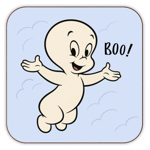 Casper - personalised beer coaster by Ms Doodle