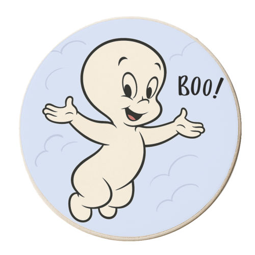 Casper - personalised beer coaster by Ms Doodle