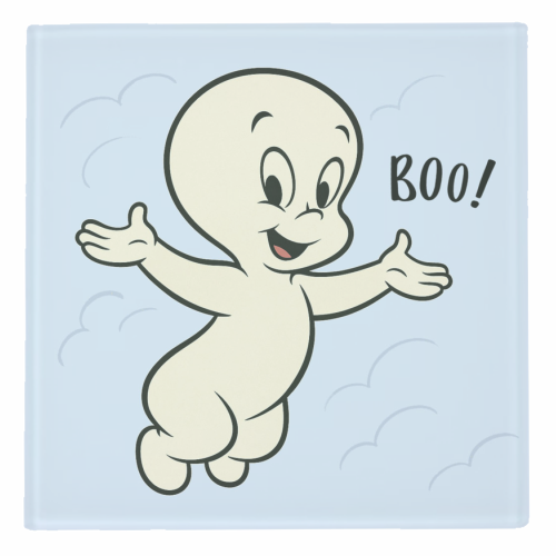 Casper - personalised beer coaster by Ms Doodle