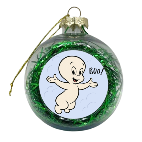 Casper - xmas bauble by Ms Doodle