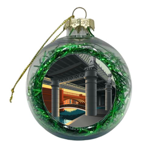 Castlefield, Manchester - xmas bauble by Stephen Millership