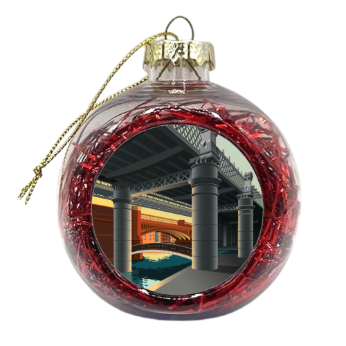 Castlefield, Manchester - xmas bauble by Stephen Millership