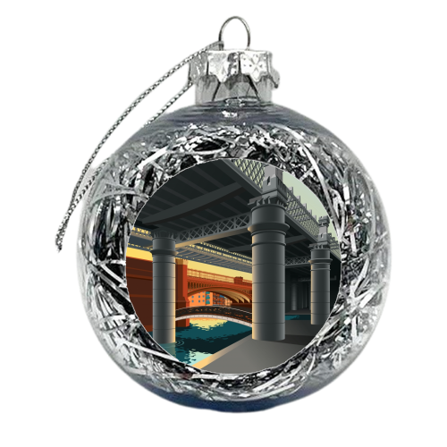 Castlefield, Manchester - xmas bauble by Stephen Millership