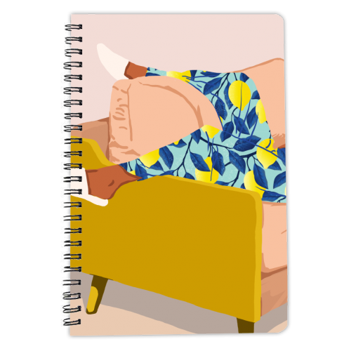 Casual Sunday - personalised A4, A5, A6 notebook by Uma Prabhakar Gokhale