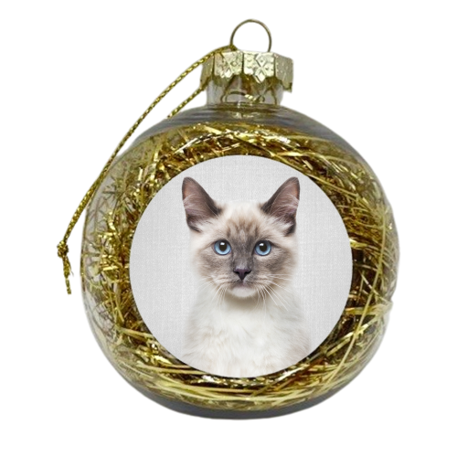 Cat - xmas bauble by Gal Design