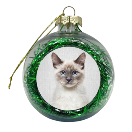 Cat - xmas bauble by Gal Design