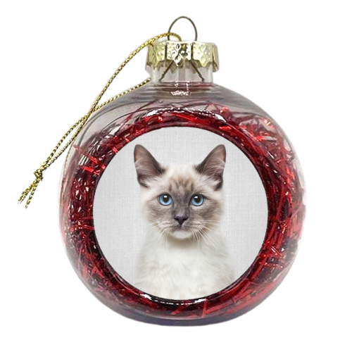 Cat - xmas bauble by Gal Design