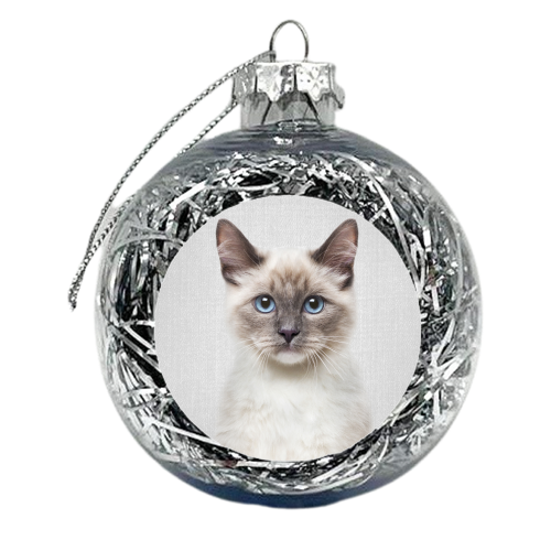 Cat - xmas bauble by Gal Design