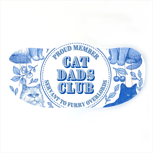 Cat Dads Club - face cover mask by Lilly Rose