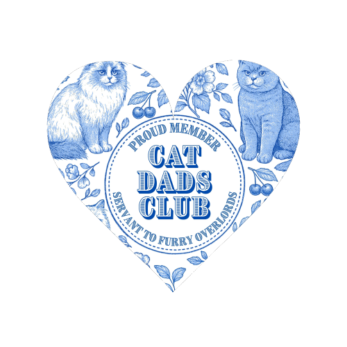 Cat Dads Club - Magnet by Lilly Rose