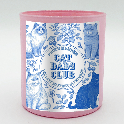 Cat Dads Club - scented candle by Lilly Rose