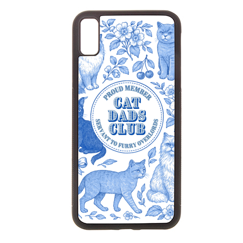 Cat Dads Club - stylish phone case by Lilly Rose
