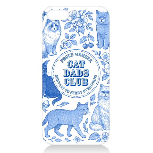 Cat Dads Club - unique phone case by Lilly Rose