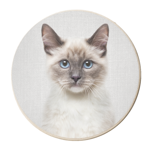 Cat - personalised beer coaster by Gal Design