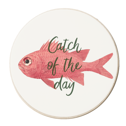 Catch Of The Day - personalised beer coaster by The 13 Prints