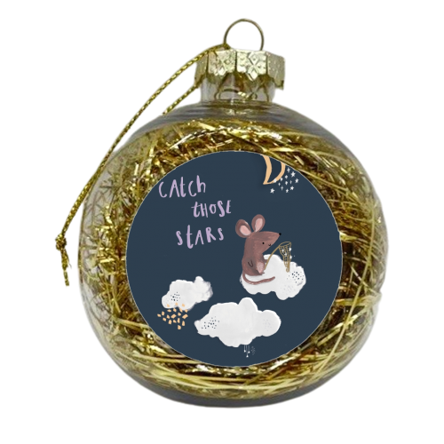 Catch those stars - xmas bauble by lauradidthis