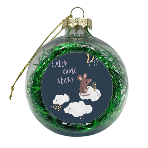 Catch those stars - xmas bauble by lauradidthis