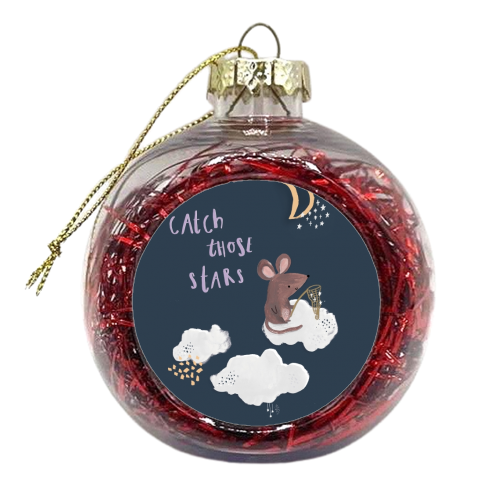 Catch those stars - xmas bauble by lauradidthis
