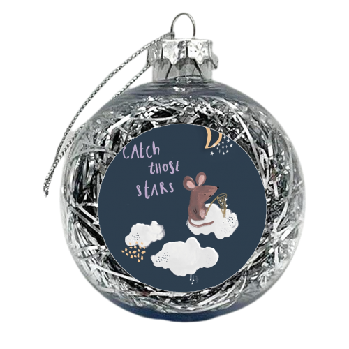 Catch those stars - xmas bauble by lauradidthis