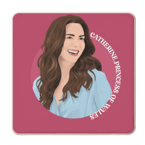 Catherine - personalised beer coaster by Pink and Pip