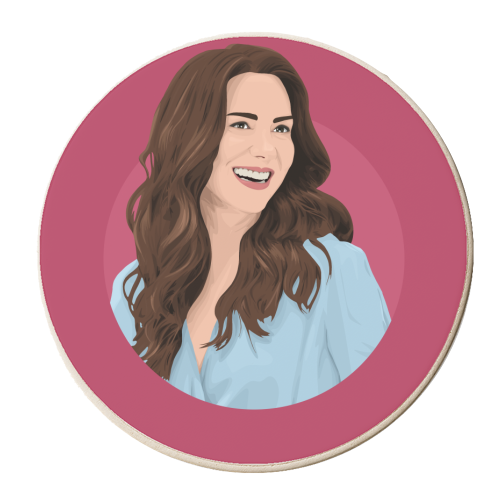 Catherine, Princess of Wales - personalised beer coaster by Pink and Pip