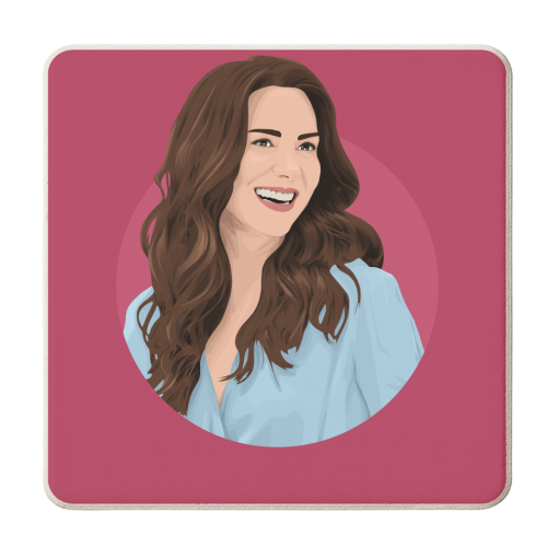 Catherine, Princess of Wales - personalised beer coaster by Pink and Pip