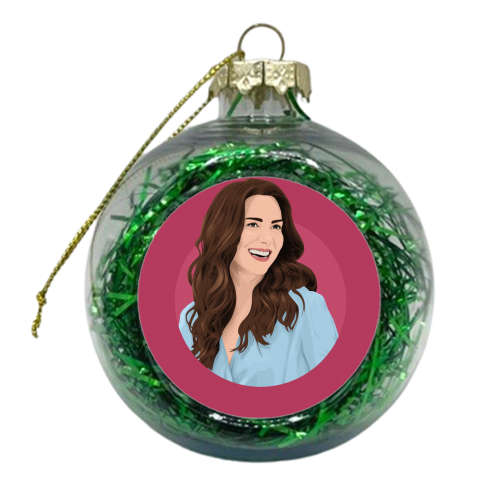 Catherine, Princess of Wales - xmas bauble by Pink and Pip