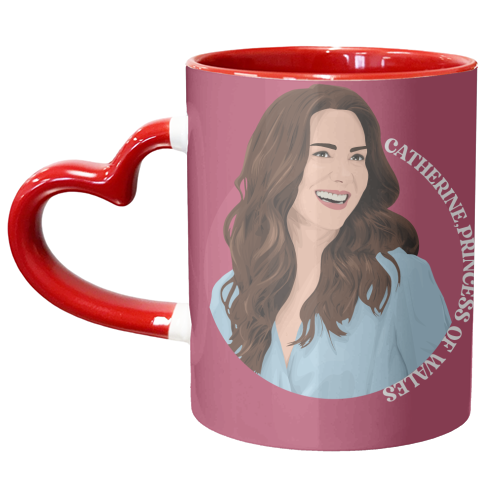 Catherine - unique mug by Pink and Pip