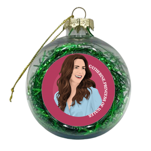 Catherine - xmas bauble by Pink and Pip