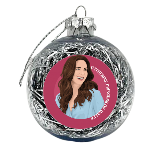 Catherine - xmas bauble by Pink and Pip