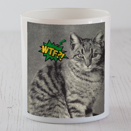 Catitude - scented candle by OhMC! Designs