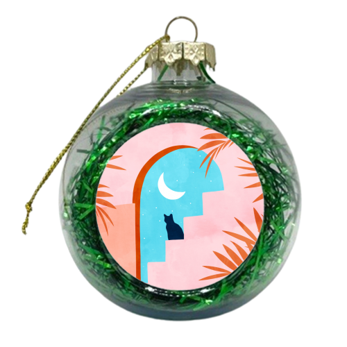 Catrospection - xmas bauble by Uma Prabhakar Gokhale