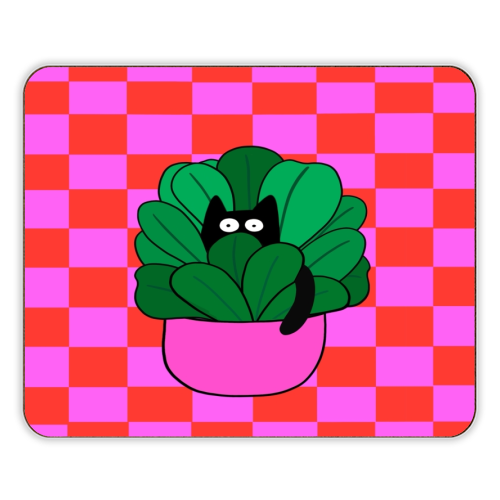 Cats And Plants - designer placemat by The Paper Tail