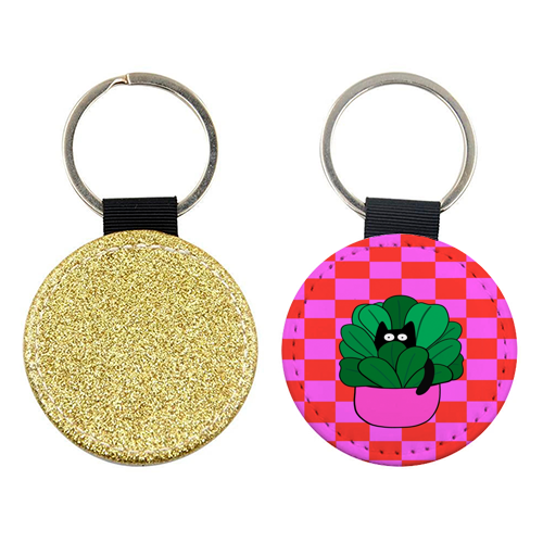Cats And Plants - keyring by The Paper Tail