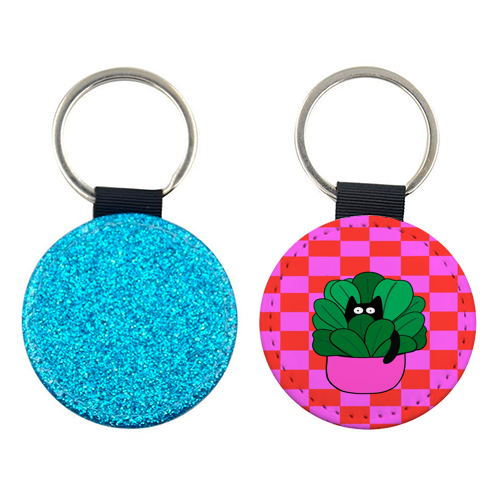Cats And Plants - keyring by The Paper Tail