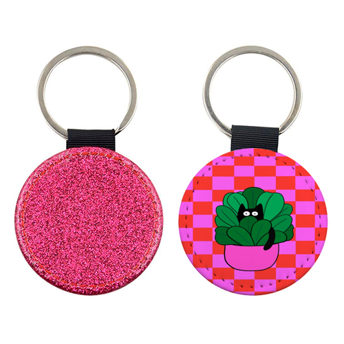Cats And Plants - keyring by The Paper Tail