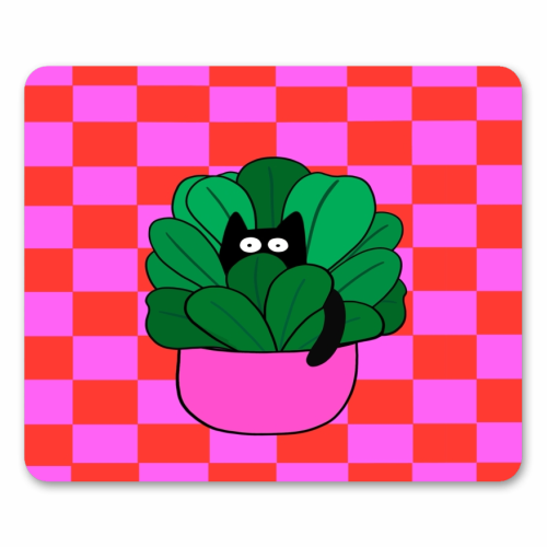 Cats And Plants - mouse mat by The Paper Tail