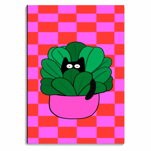 Cats And Plants - personalised A4, A5, A6 notebook by The Paper Tail