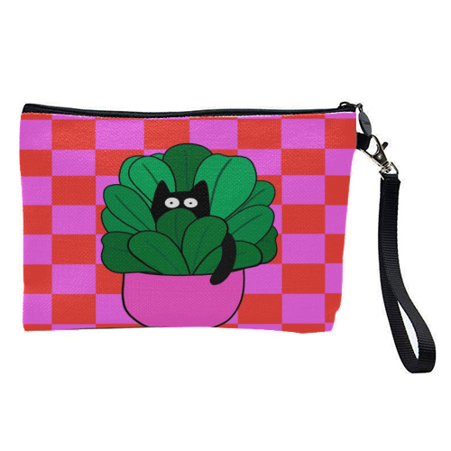 Cats And Plants - pretty makeup bag by The Paper Tail