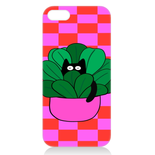 Cats And Plants - unique phone case by The Paper Tail
