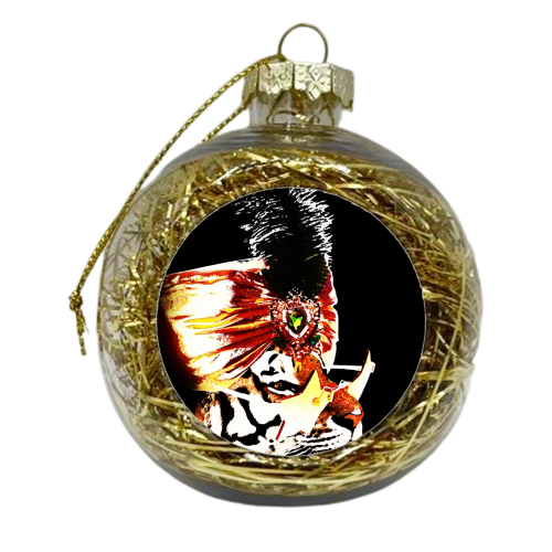 CATS IN HATS - xmas bauble by Wallace Elizabeth