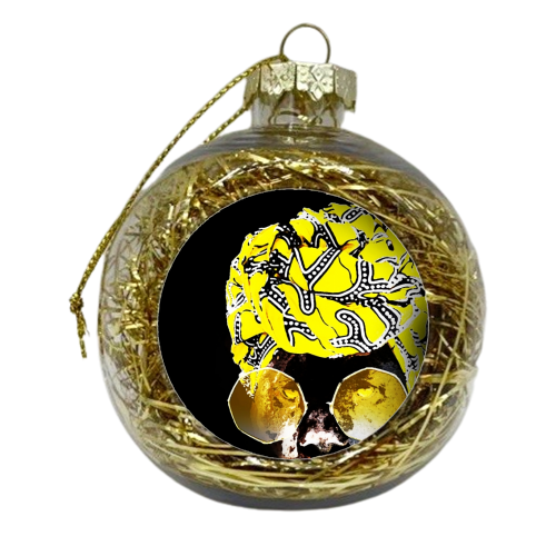 CATS IN HATS - xmas bauble by Wallace Elizabeth