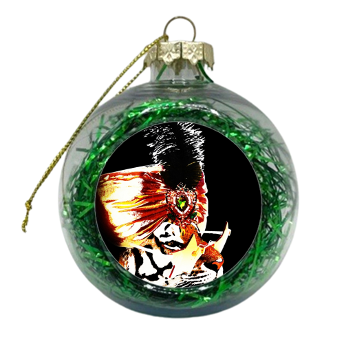CATS IN HATS - xmas bauble by Wallace Elizabeth