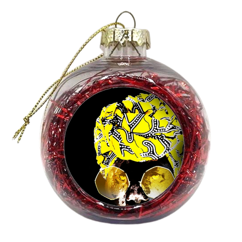 CATS IN HATS - xmas bauble by Wallace Elizabeth