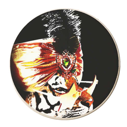 CATS IN HATS - personalised beer coaster by Wallace Elizabeth