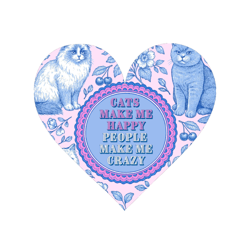 Cats Make Me Happy - Magnet by Lilly Rose