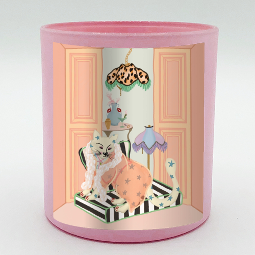 Cat's Pyjamas - scented candle by Steph Pryor
