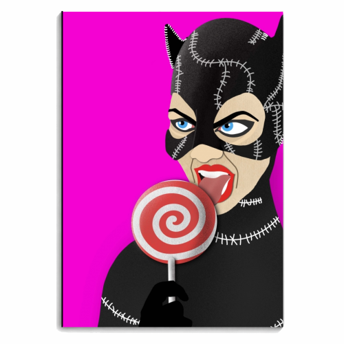 catwoman - personalised A4, A5, A6 notebook by ainsley wilson